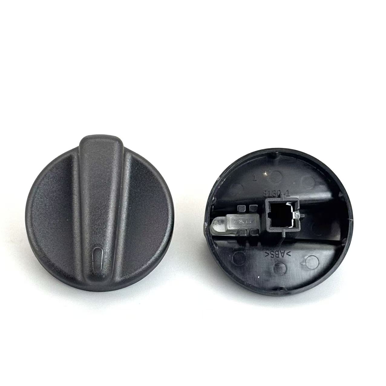 98-03 Toyota Avalon and other knobs black shell transparent light 55905-06130, FOR:98-2003 TOYOTA SIENNA SIDE CLIMATE CONTROL HEATER A/C KNOB 55905-06130