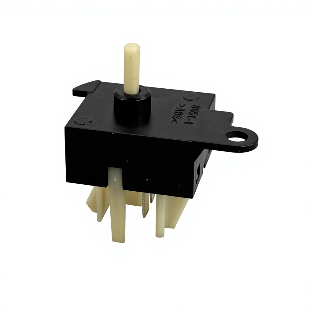 The E6DZ19986A air speed switch for car air conditioning blower is suitable for Ford E-series Econoline freight vans and Aerostar commercial vehicles, E6DZ19986A HVAC Blower Fan Speed Control Switch F